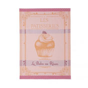 Callas Blue Cotton French Jacquard Dish Towel - I Dream of France