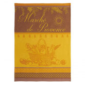 Christmas Spirit Red French Jacquard Cotton Dish Towel by Marat d'Avig - I  Dream of France