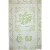 "Huile d"Olive" (olive oil) towel