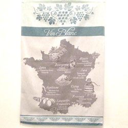 "Vin Blanc" (white wine) Towel