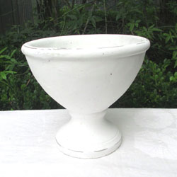 White Compote Vase